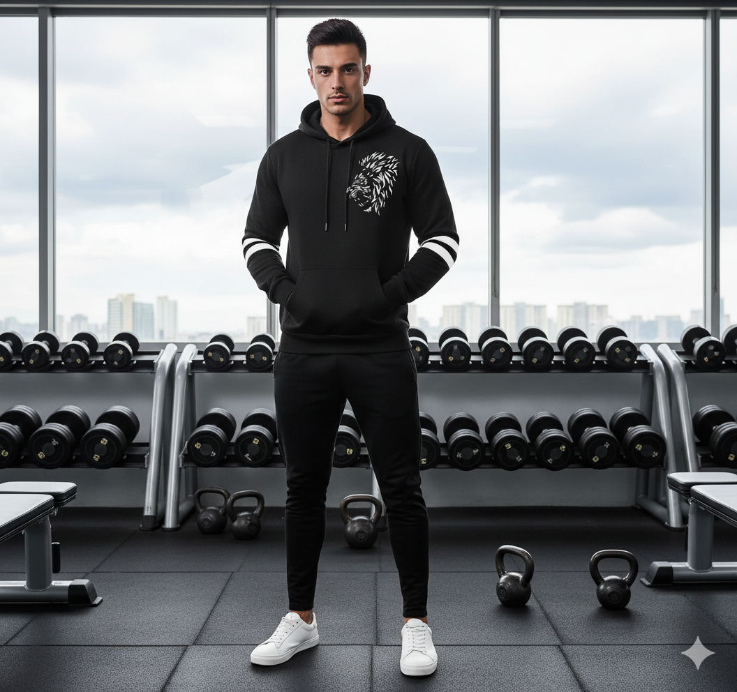Men’s Fleece Printed Hoodie – Warm, Durable & Stylish Casual Wear